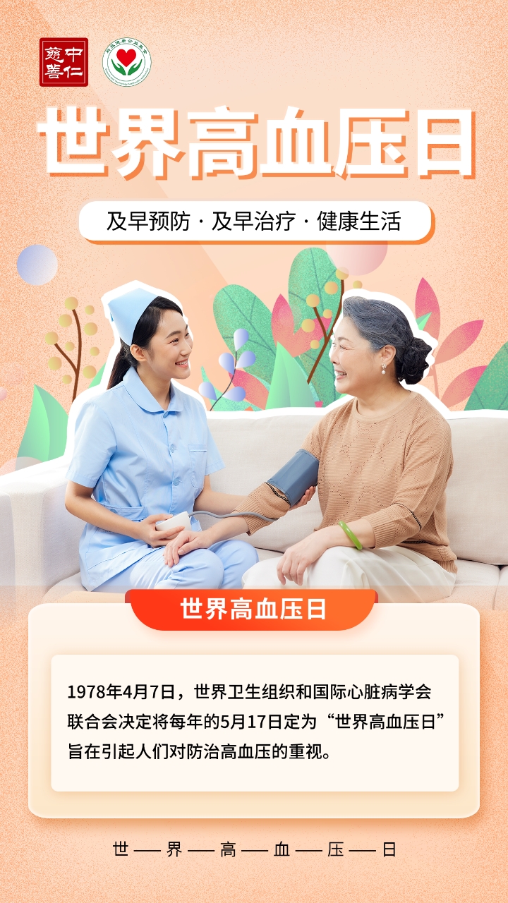 世界高血压日|科学控制，有效预防