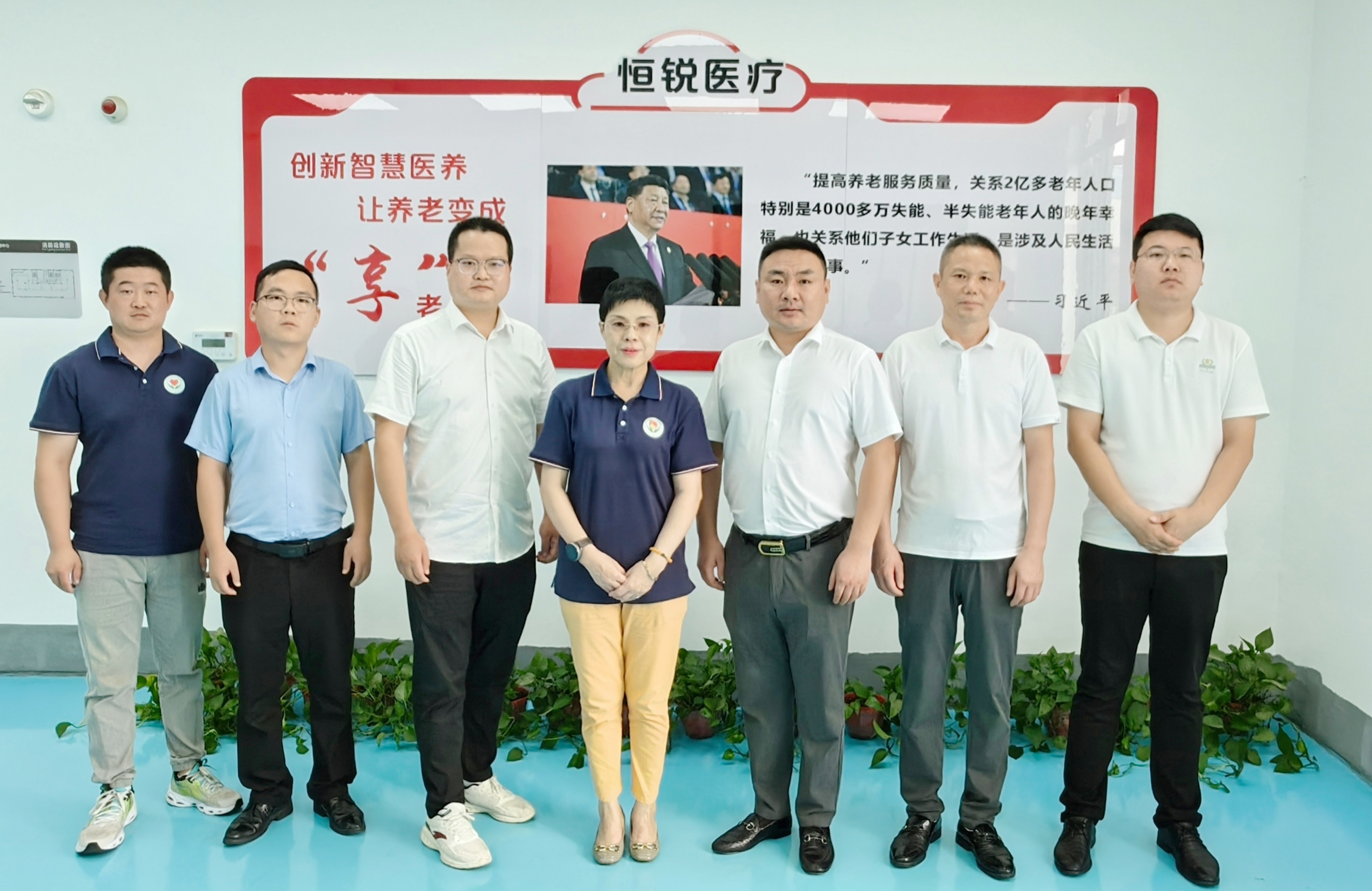 蔡理事长一行赴湖南恒锐医疗设备有限公司参观交流